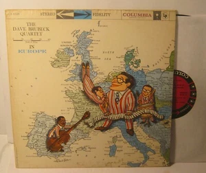 The DAVE BRUBECK QUARTET in Europe Phonograph Record Album LP - Imagen 1 de 3