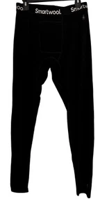 Smartwool Classic Thermal Base Layer Size Large Men's Black Merino Wool Leggings - Picture 1 of 9