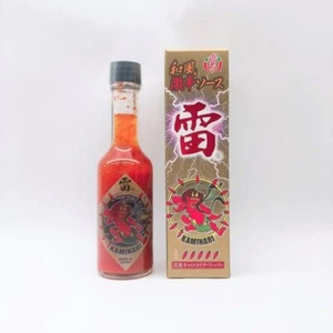 KANZURI  Spicy Chili Sauce Kaminari Red Habanero 60ml Myoko Niigata Japan - Picture 1 of 5