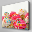 AB110 Decorated Cup Cakes Canvas Wall Art Ready to Hang Picture Print Large