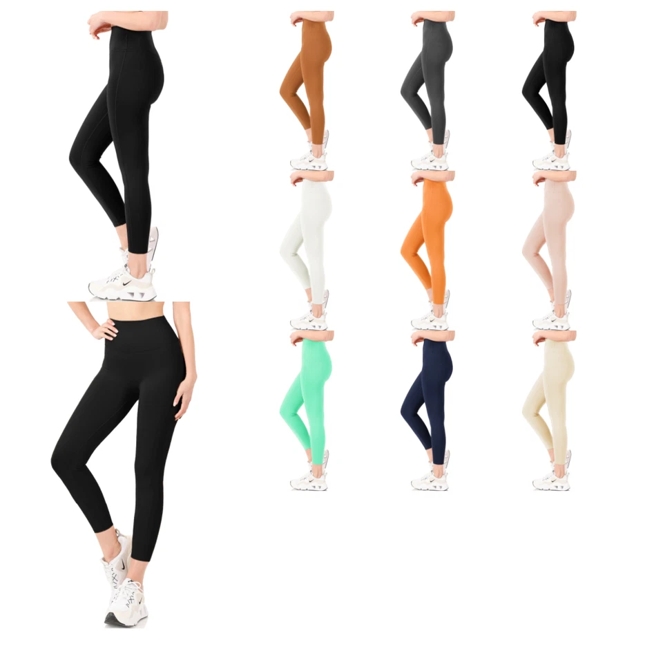 Super Tight Fit Athletic Fabric High Rise 7/8 Leggings - Image 1 of 1