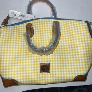 Dooney Bourke domed satchel YELLOW RARE DISCONTINUED.! NEW WITH TAGS 🏷️ - Picture 1 of 5
