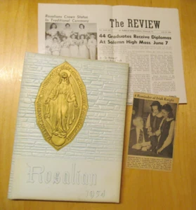 Rosalian 1954, annuario St. Rosalia High School, Pittsburgh PA, con extra - Foto 1 di 19