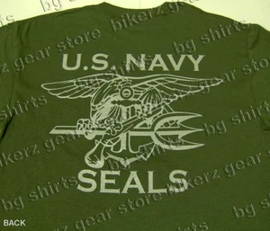 Camiseta NAVY SEALS NSW Marina Guerra Especial Especificaciones Operaciones SS S-3X OD GREEN SOCOM  - Imagen 1 de 2