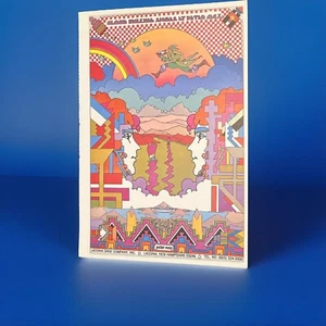 Vtg Peter Max Poster Cloud Walking Laconia Shoes 1971 11x16” - Picture 1 of 2