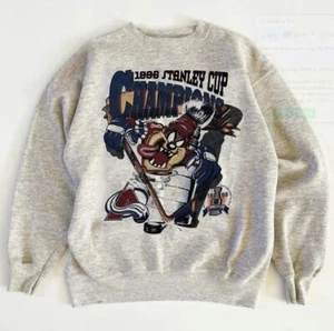 colorado avalanche looney tunes NHL graphic ash Sweatshirt men women KV21607 - Picture 1 of 2