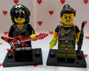 Lego Minifigures - Series 12 - Rock Star & Dino Tracker Girl - Collectable - Picture 1 of 2