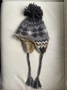 Barts Wollmütze Damen grau mit Bommel - Bild 1 von 5