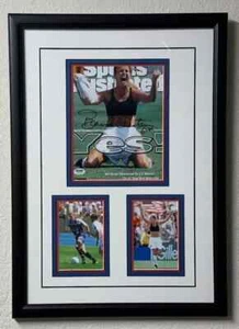 Brandi Chastain HAND SIGNED 8x10 Photo Framed PSA COA Women's Soccer Legend - Picture 1 of 2