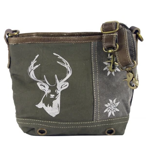 Domelo Tracht Damen Tasche kleine Dirndltasche Umhängetasche Schultertasche