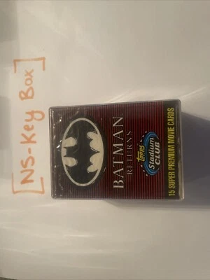 Juego de cartas coleccionables 1991 Topps Stadium Club Batman Returns Devito Keaton Pfeiffer Foto 1 de 3