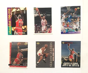 MICHAEL JORDAN 6 CARTAS DE BALONCESTO Club de Coleccionista Mazo Superior #466 425 TRAGALUCES - Imagen 1 de 4