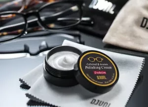 DJUAL CREMA LUCIDANTE celluloide e acetato per occhiali con panno speciale NUOVO - Foto 1 di 4