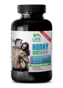 Sexual Vitality- HORNY GOAT WEED 1560mg - Men Orgasm Boost Ultimate Pills 1B - Picture 1 of 5
