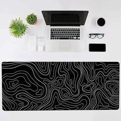 mouse pad gaming 800x300x2 mm, gaming mousepad XXL mousepad gaming liquid design - Image 1 of 4