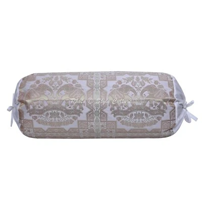 Bolster Cover Traditional Art Yoga Under Knee Pillow Cover Case 30 x 15 in - Image 1 of 4