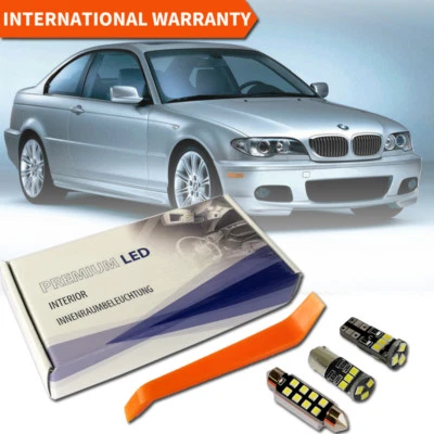 BMW 3er E46 Sedan Coupe LED Interior Set Premium SMD Bulbs White Error Free - Image 1 of 4