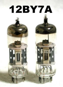 Yaesu FT-101 2 12BY7A Tubes TOSHIBA - Picture 1 of 2