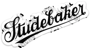 Retro Vintage Studebaker Auto Co Schriftzug Logo 4 in Vinyl Aufkleber Abziehbild Buick Ford - Bild 1 von 3