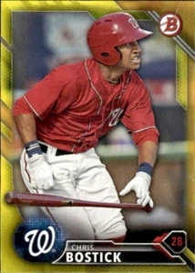 2016 Bowman #BP140 Chris Bostick Prospects Washington Nationals Baseball - Picture 1 of 2