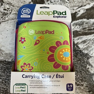 Leap Frog Leap Pad Explorer Carrying Case Holds 6 Cartridges & 1 Stylus Green - Image 1 of 3