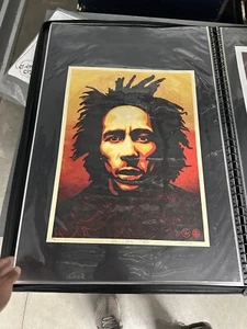 Shepard Fairey Obey Giant Bob Marley Signed Numbered Screen Print x/450 - Picture 1 of 1