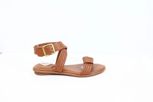 Vince Camuto Saida Sandals sz 8.5 New Women Leather Flat Ankle Strap luxury - Picture 1 of 11