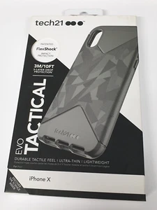 Tech21 Evo taktische leichte Schutzhülle für iPhone X oder Xs - schwarz - Bild 1 von 2
