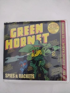 Green Hornet Spies & Rackets 10 CD Classic Radio Shows Audio Box Set Collection - Foto 1 di 4