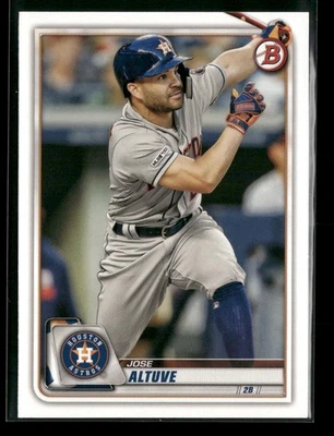 2020 Bowman #88 Jose Altuve Houston Astros - Image 1 of 2