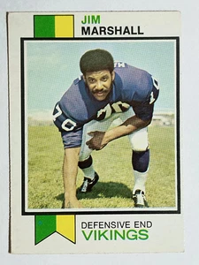 1973 Topps #406 Jim Marshall (VGEX) - Picture 1 of 2