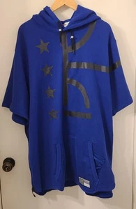 Nike Air Pivot v3 Short Sleeve Hoodie Sweatshirt Men’s Size 3XL Blue/Black - Picture 1 of 10