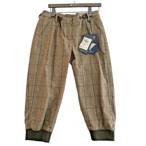 Beretta St James Waterproof Womans Breeks Green Check. Italian Made, US Size 8 - Picture 1 of 9