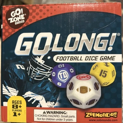 GoZone Boardgame GoLong FOOTBALL DICE GAME NEW! - Image 1 of 4