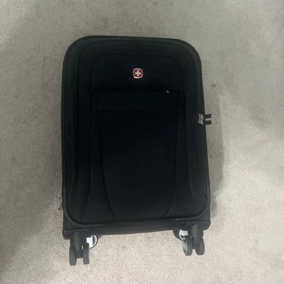 Swissgear 6283 21" Expandable Carry-On Spinner Luggage - Black - Image 1 of 4