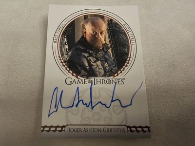 Game Of Thrones Rittenhouse Roger Ashton-Griffiths Autograph Mace Tyrell - Bild 1 von 2