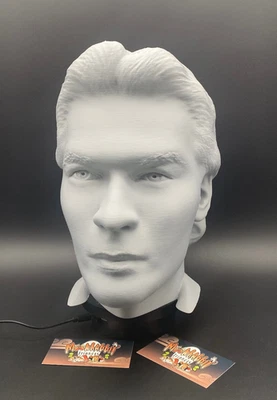Patrick Swayze Busto Soporte para Auriculares - Soporte para Auriculares PC - Busto Pintable Regalo Foto 1 de 4