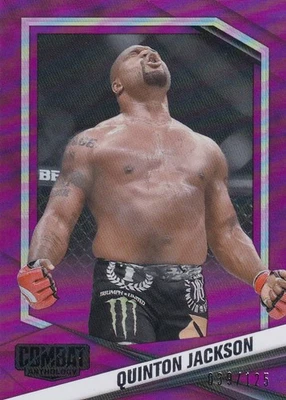 2025 Combat Anthology Quinton Jackson 039/125 Purple Foil #2 PWE - Image 1 of 2