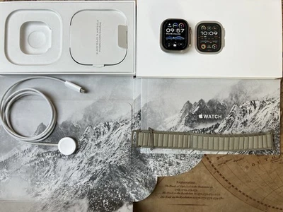 Apple Watch Ultra 2 64gb 49mm Titanium Case with Alpine Loop - Olive, Small - Image 1 of 4