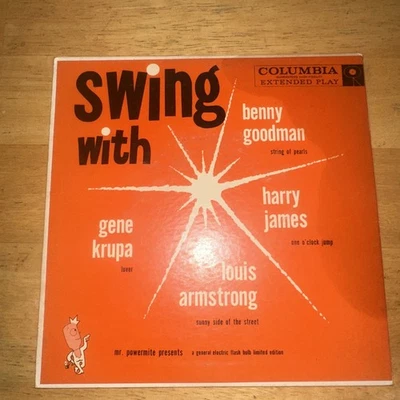 SWING WITH BENNY GOODMAN GENE KRUPA HARRY JAMES LOIS ARMSTRONG - Image 1 of 4