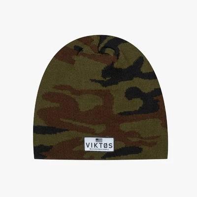Gorro tipo arco VIKTOS para hombre - Camuflaje tejido gofre cálido ajuste ceñido calavera gorro sombrero Foto 1 de 4