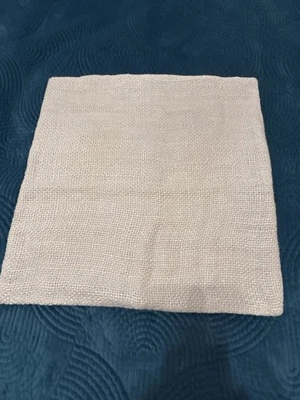 Funda de almohada reversible Pottery Barn LINO DIARIO ~ lino/marfil/cambray 20" Foto 1 de 4