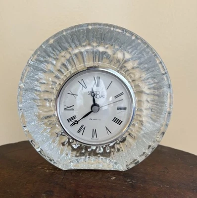 Studio Nova  5”Round Quartz Crystal Clock Germany Roman Numeral Art Deco MCM - Image 1 of 4