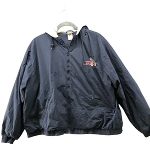 Vintage Walt Disney World Winterjacke Herren 3XL XXL Blau Mickey 1971 Kapuze - Bild 1 von 12