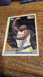 1993-94 Topps Basketball Chris Webber Rc #224 - Picture 1 of 2