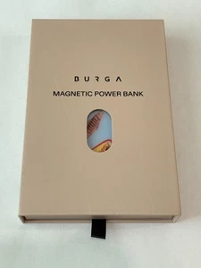 New Burga Magnetic Power Bank MagSafe Qi 7.5W Wireless PD20W USB-C 10000 mAh - Picture 1 of 3
