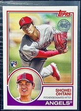2018 Topps Update Shohei Ohtani 1983 Topps Rookie Card #83-2 LA ANGELS MVP