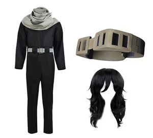 Halloween Party Cosplay Costume Eraser Head Shota Aizawa Outfit Goggles Wigs - Picture 1 of 12