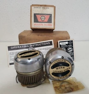 Vintage Warn Locking Hubs M-198 - UNTESTED AS IS - Bild 1 von 12