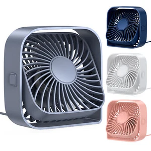 Small Desk Fan 3 Speeds, Quiet USB Desk Fan 4.7 In For Home Office Table Fan - Picture 1 of 15